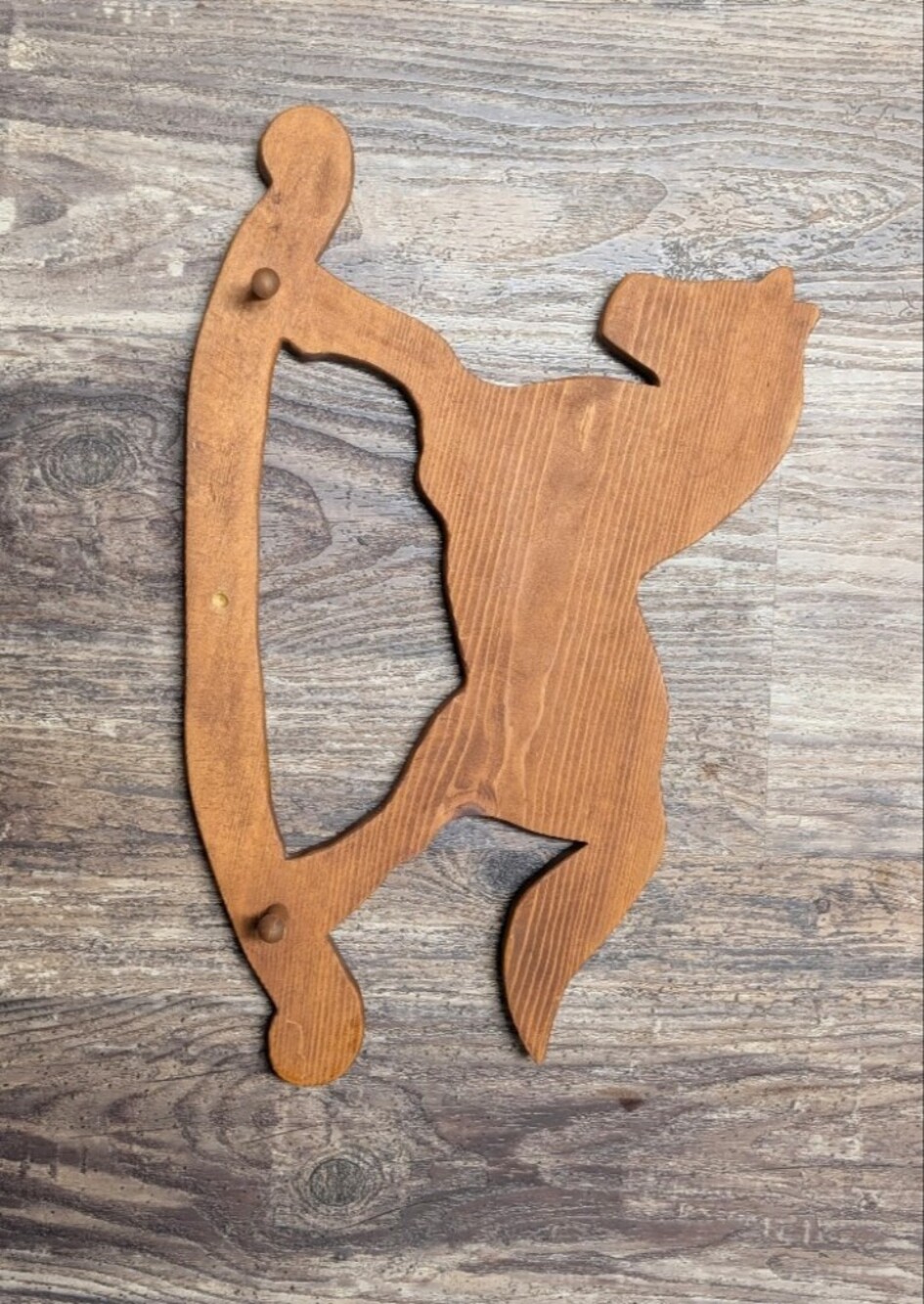 Vintage Wooden Rocking Horse Nursery Decor